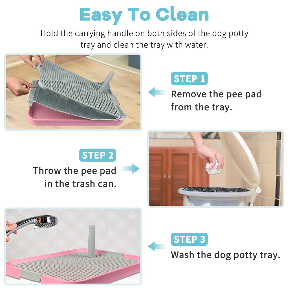 CUHIOY activated charcoal pad helps control odors between uses.