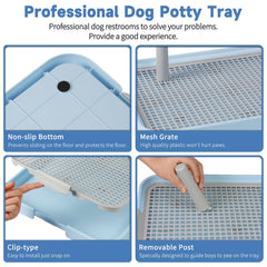 CUHIOY dog potty tray secure latches side keep setup stable during training.