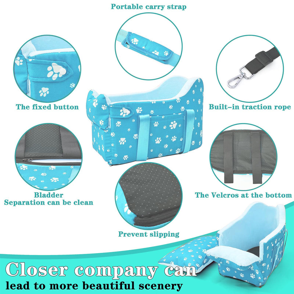 Cullaby washable cover blue ensures quick, hygienic cleaning between trips.