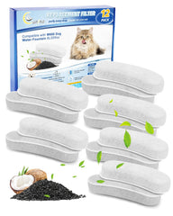 Cunina 12-pack dog fountain filters ready for W600 compatibility and use