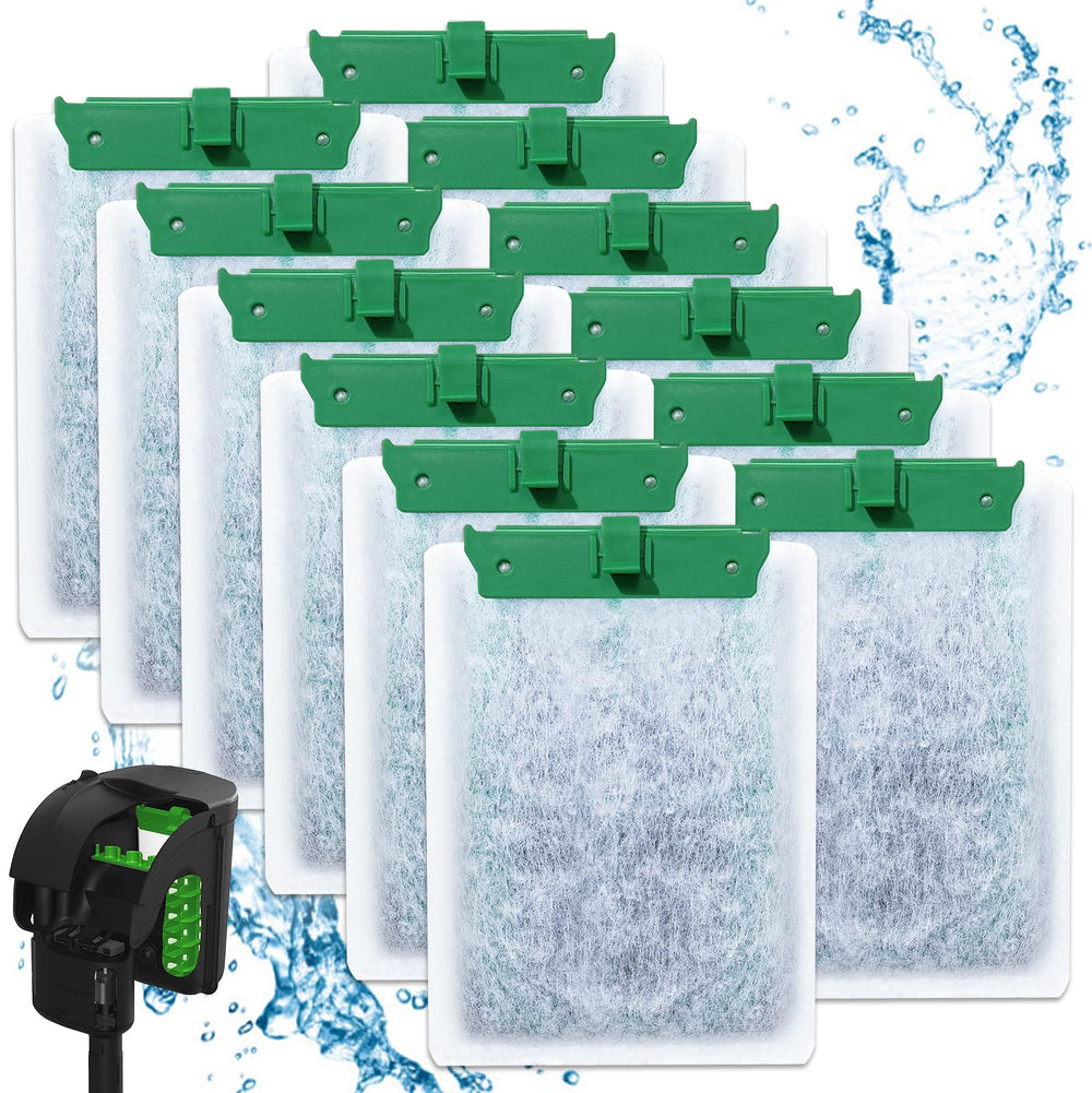 Cunina 12-pack medium filter cartridges compatible with Whisper and Tetra filters.
