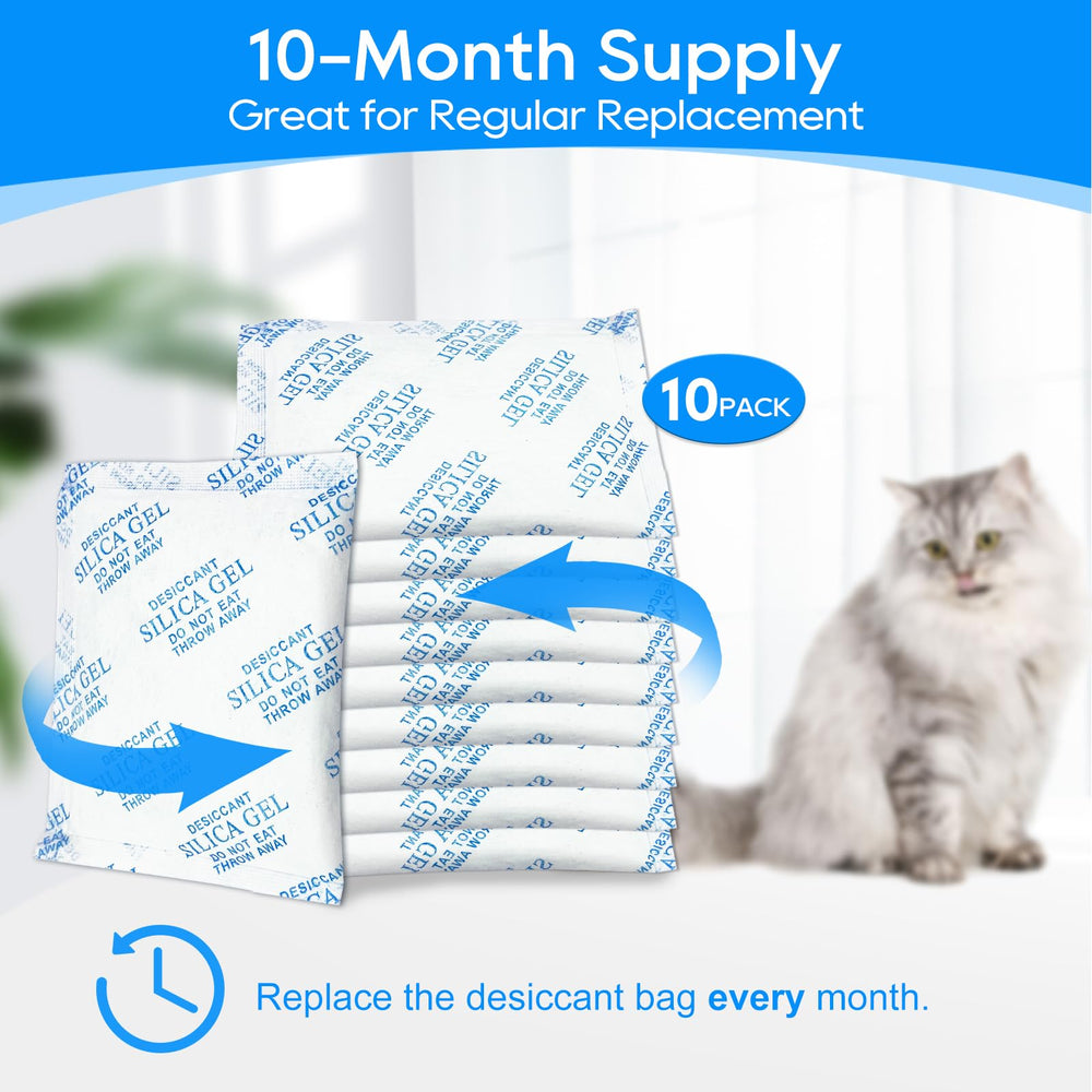 Cunina desiccant bag preserves fresh kibble texture
