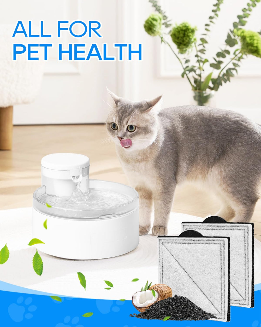 Cunina easy replacement concept with filters in pack.