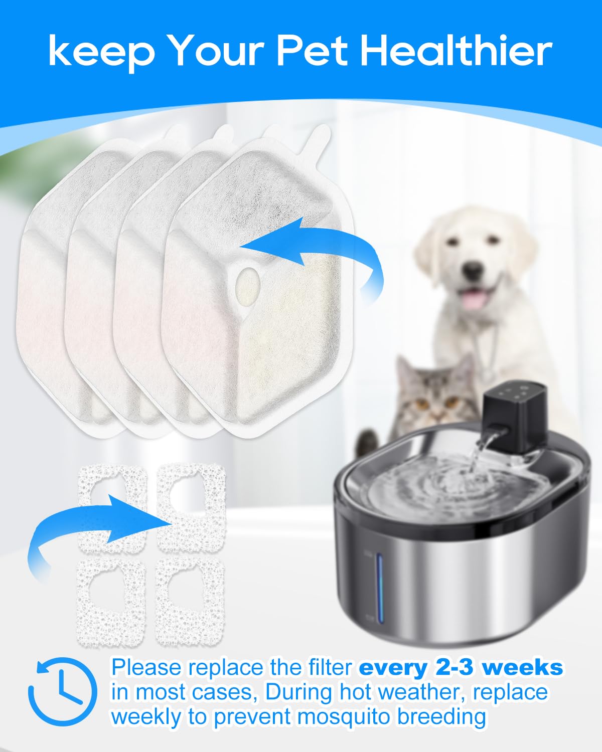 Cunina filter removal and installation illustration for quick cleaning.