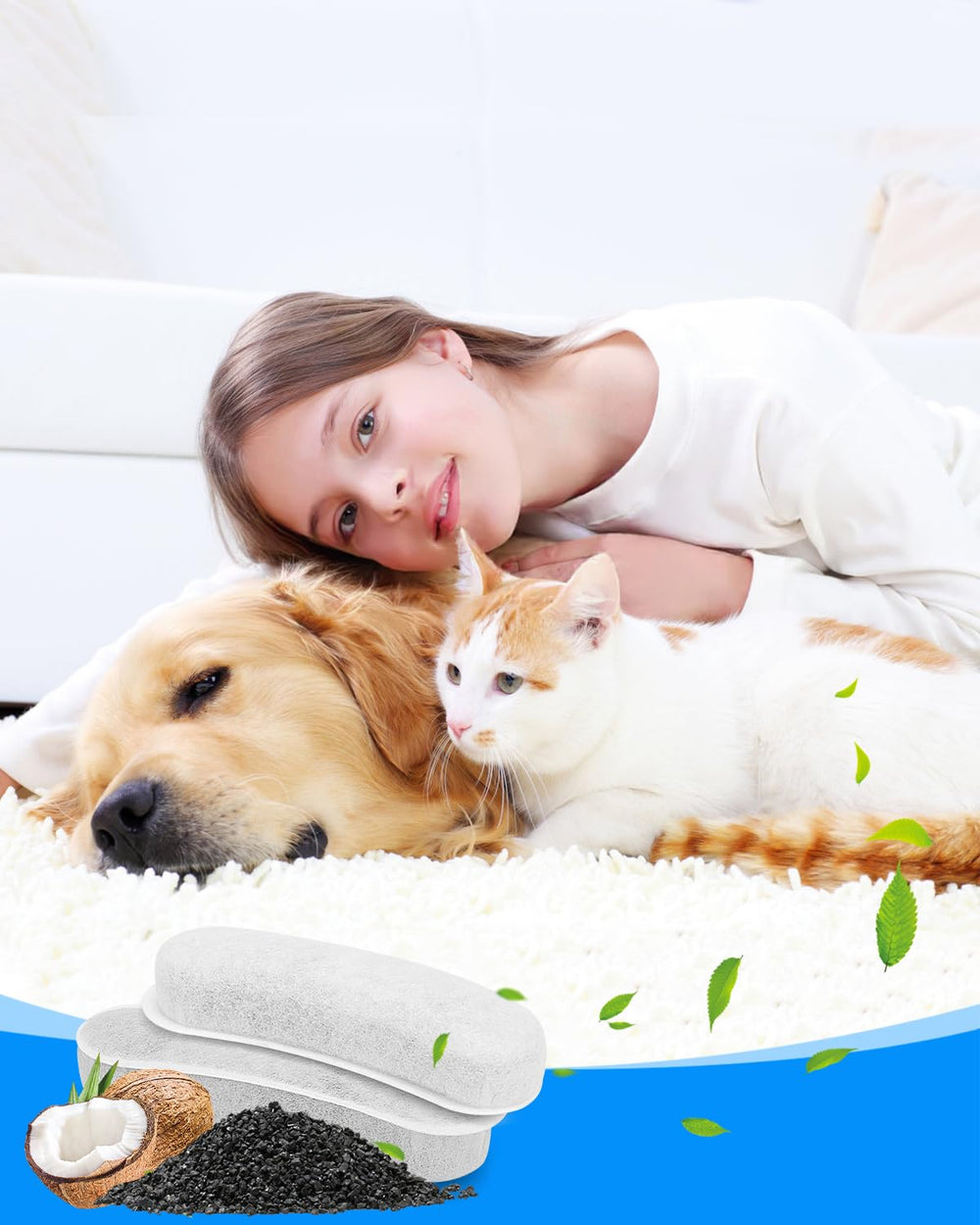 Cunina filter helps maintain clean drinking water for pets