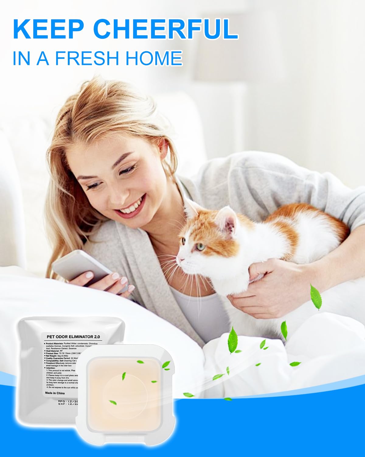 Cunina N50 2.0 pack label highlights compatibility and pet-friendly ingredients.