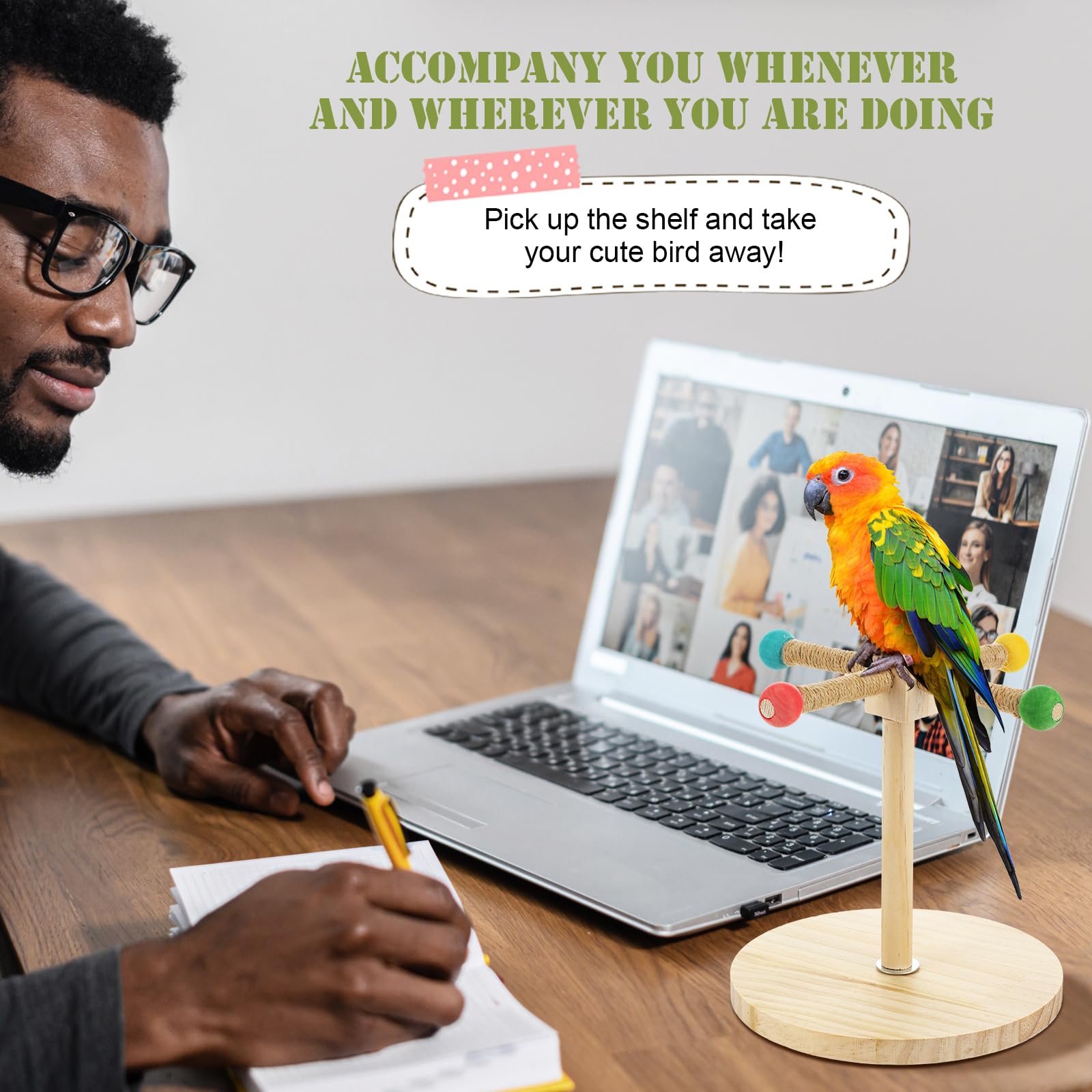 Cunno portable training set includes screwdriver for quick assembly.