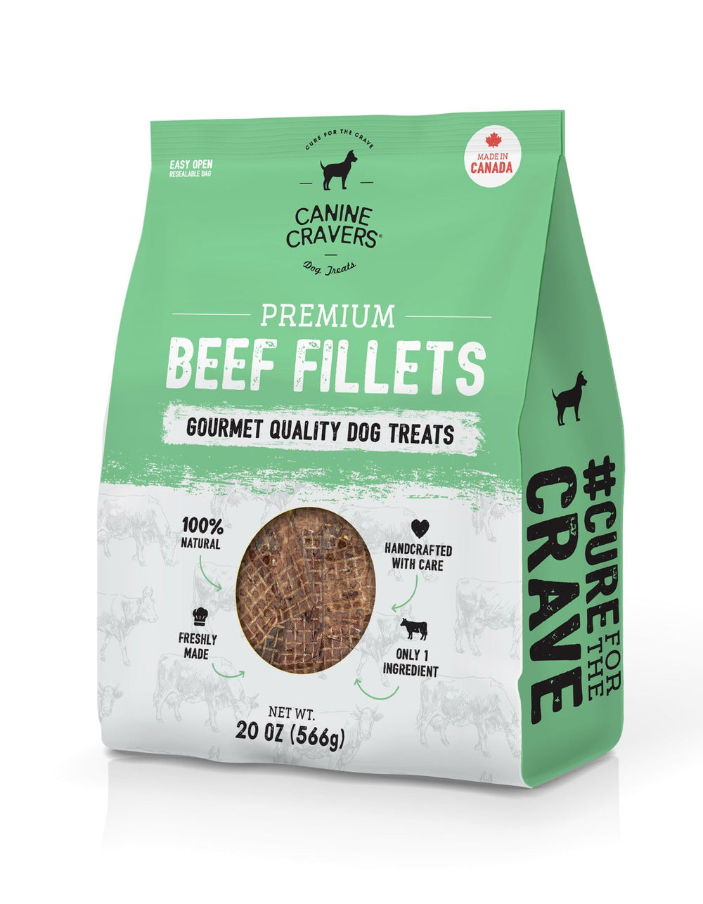 Cure for the Crave human-grade-treats, trusted for training rewards and picky eaters.