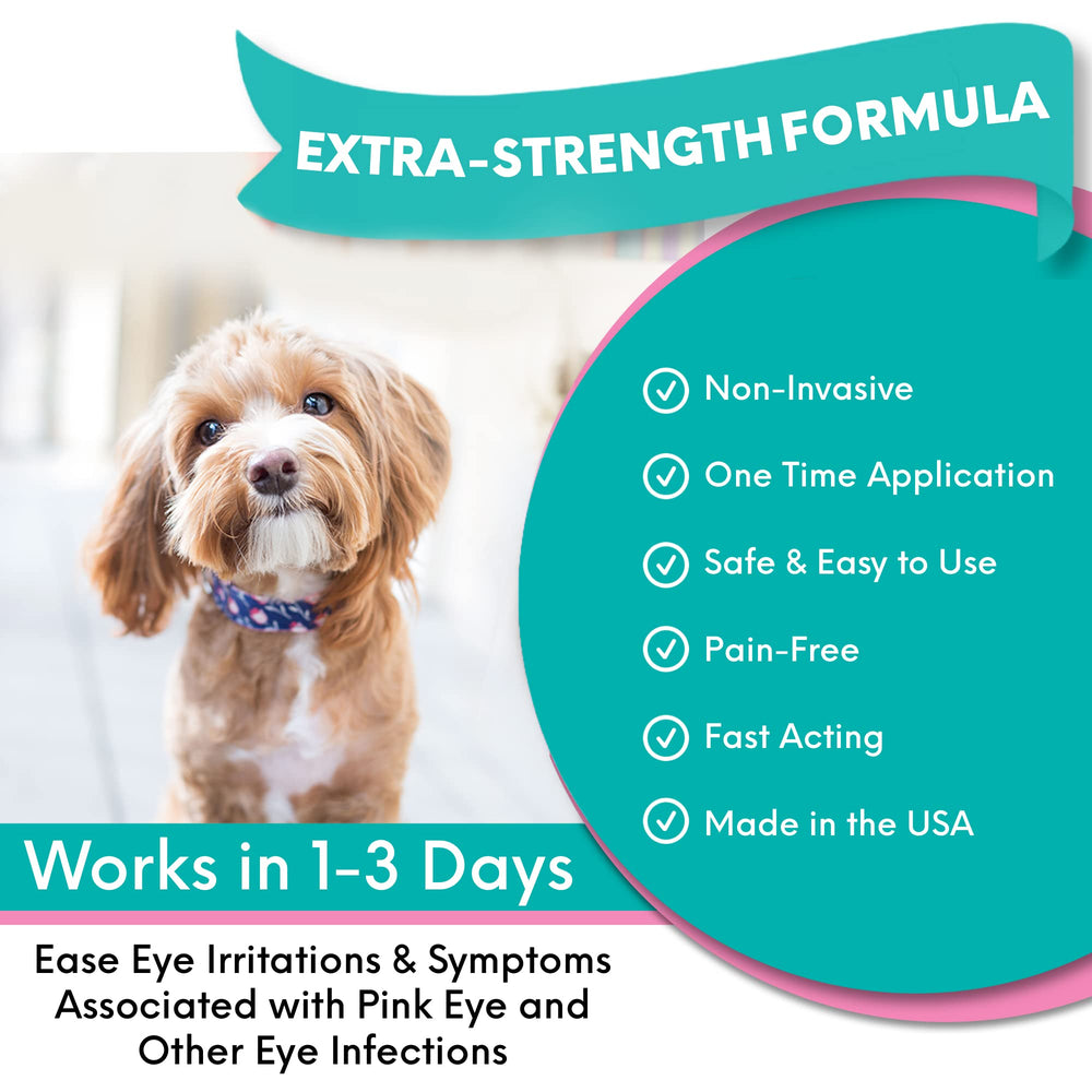 Curicyn Pink Eye Solution gel applicator enables easy liberal application.