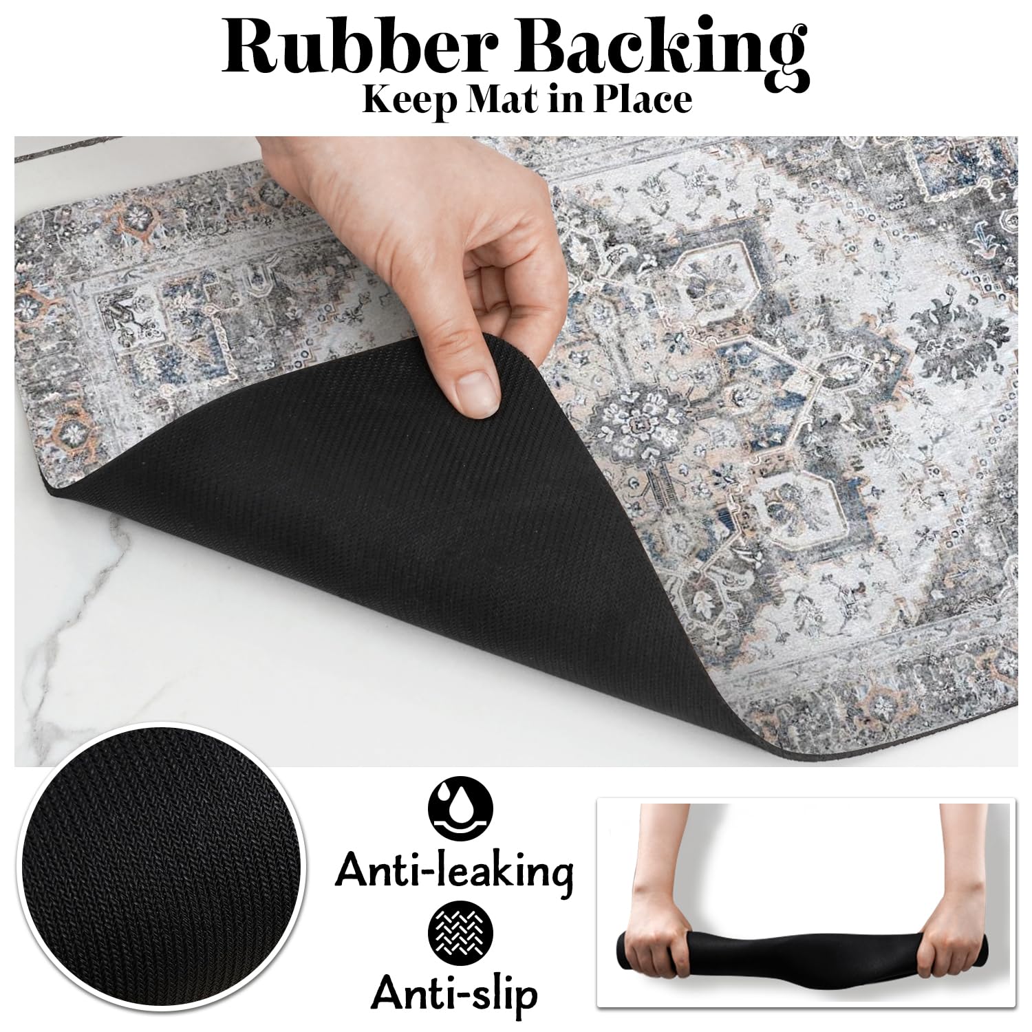 Cuslnox dog food mat pet-friendly design suits dogs and cats.