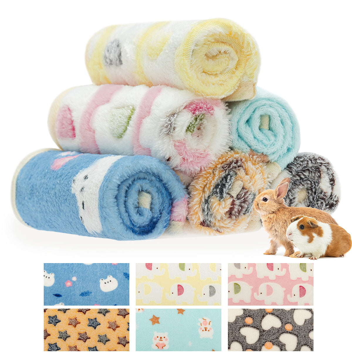 CUSOZWO guinea pig bedding mat 6-pack keeps cages warm and clean