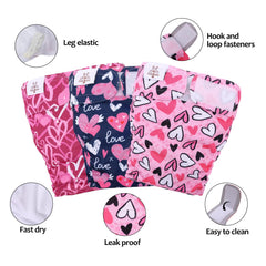 CuteBone reusable diaper with fuzzy fasteners for easy on/off