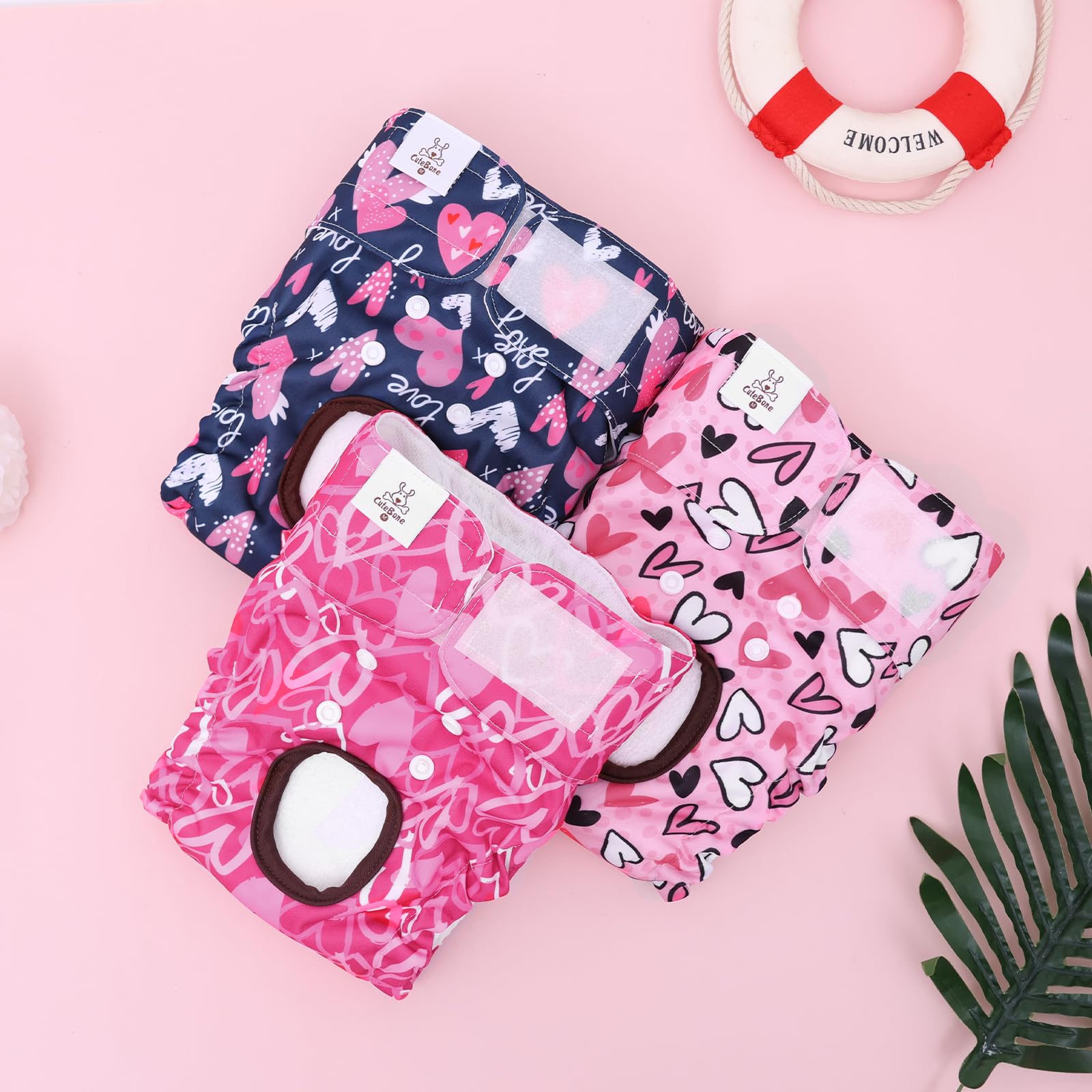 CuteBone easy-clean loops aid washing without harming clothes.