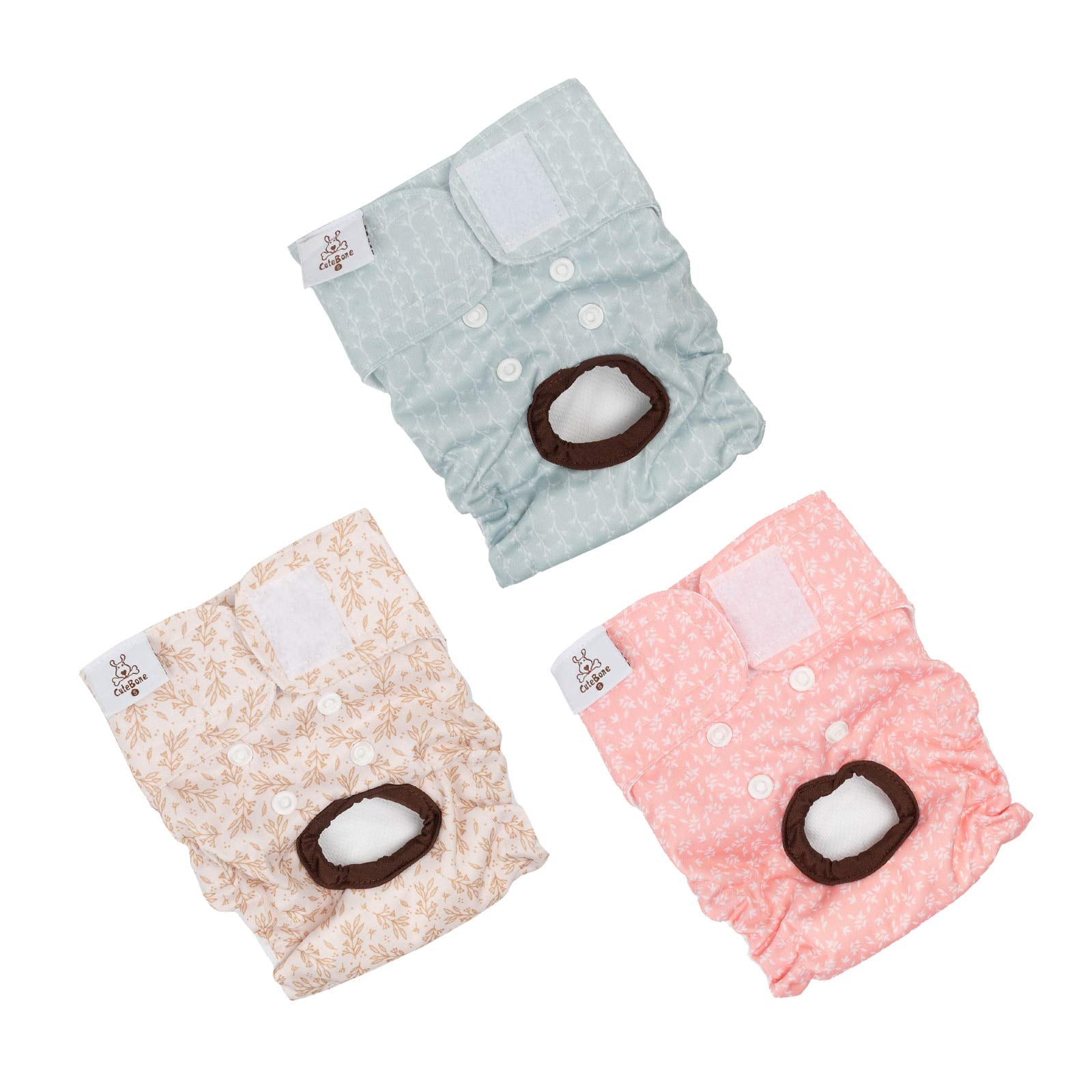 CuteBone diaper loops simplify washing and prevent tangling.