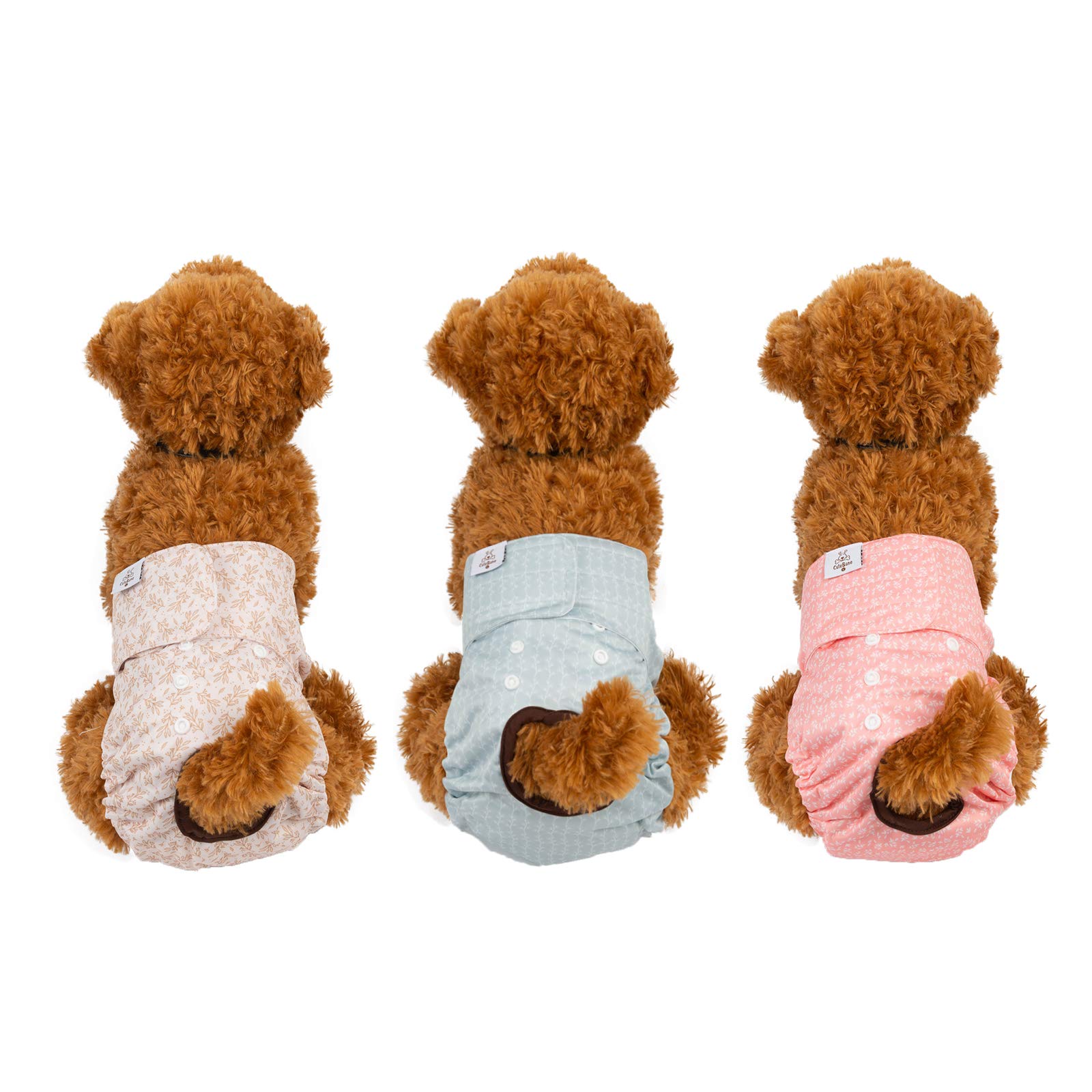 CuteBone fasteners provide a snug closure without irritating fur