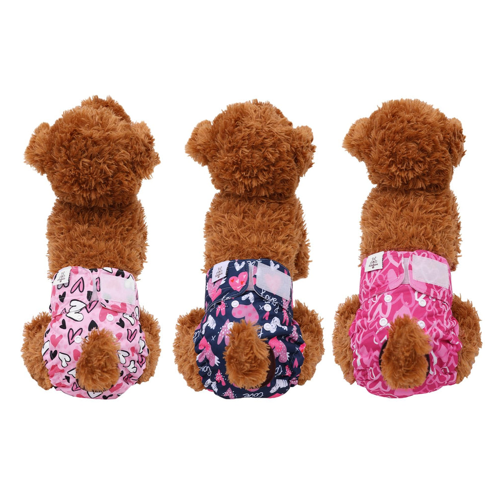 Secure fuzzy fasteners on CuteBone diaper for a snug, non-slip wear.