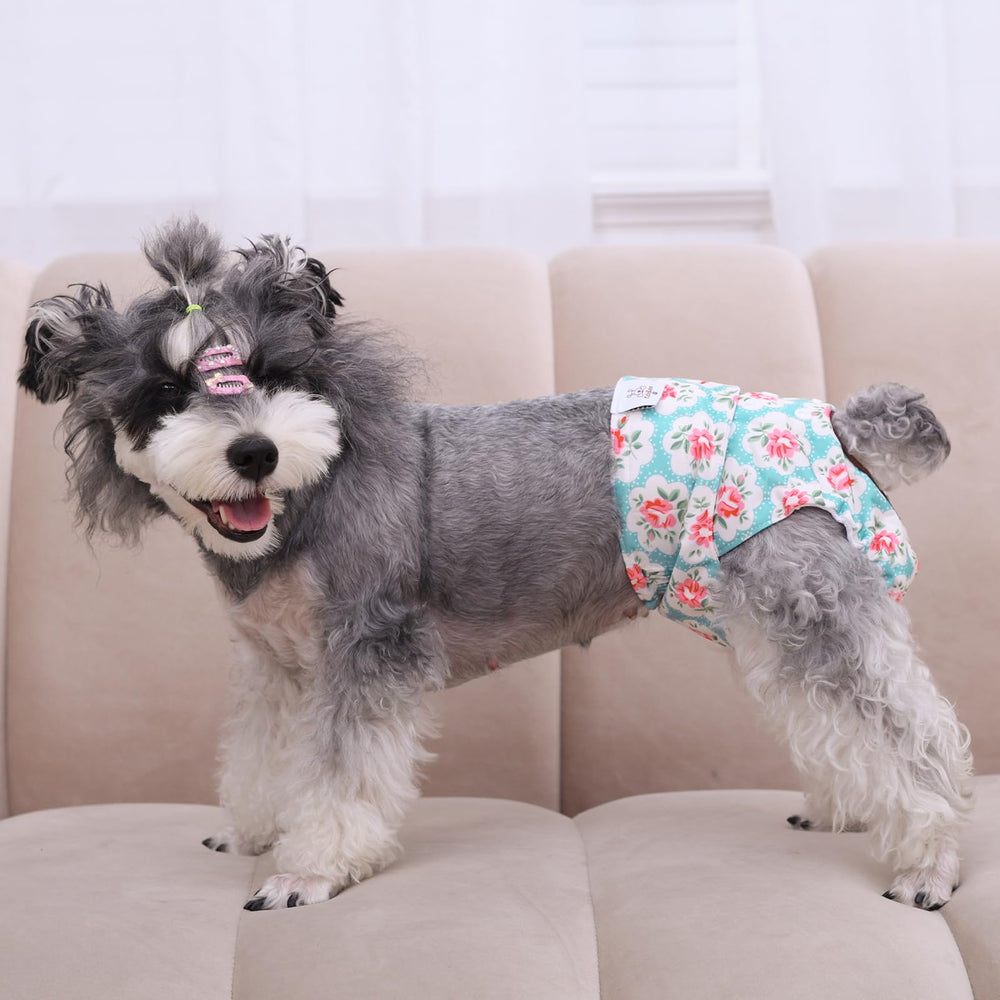 CuteBone dog diapers female small washable material supports eco-friendly reuse.
