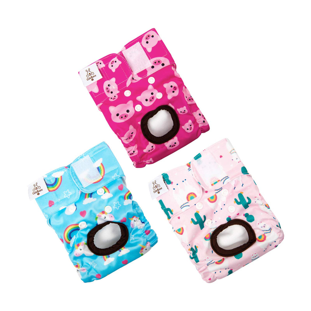 CuteBone dog diapers with leakproof shell protect furniture during outings