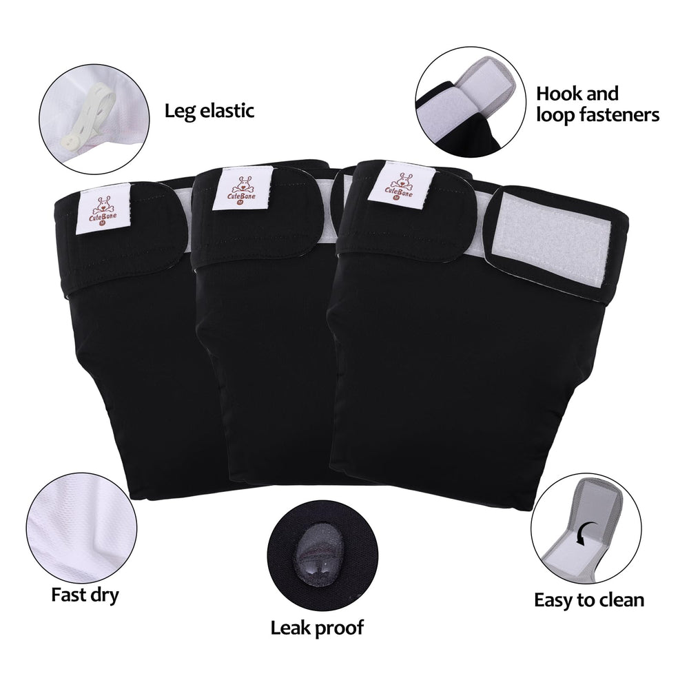 CuteBone hook-and-loop closures enable quick, snug on-and-off wear.