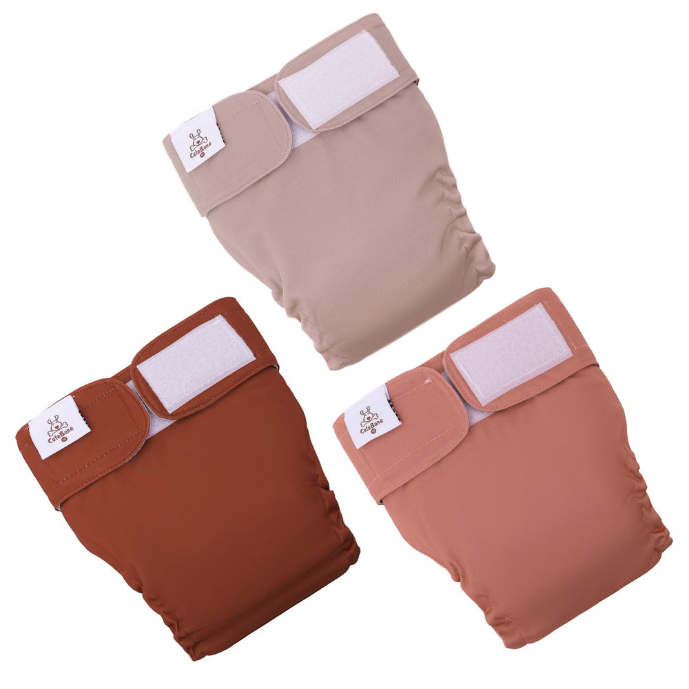 CuteBone washable dog diaper side view showing comfortable wear.