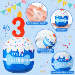 Cutecrop blue birthday headscarf, soft cotton, breathable for summers