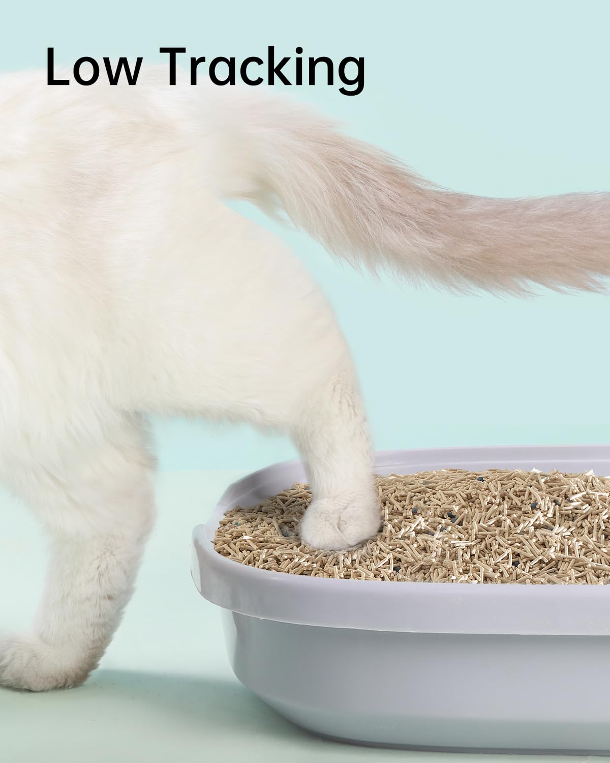 Cutepol jasmine scent litter demonstrates light fragrance with odor reduction.