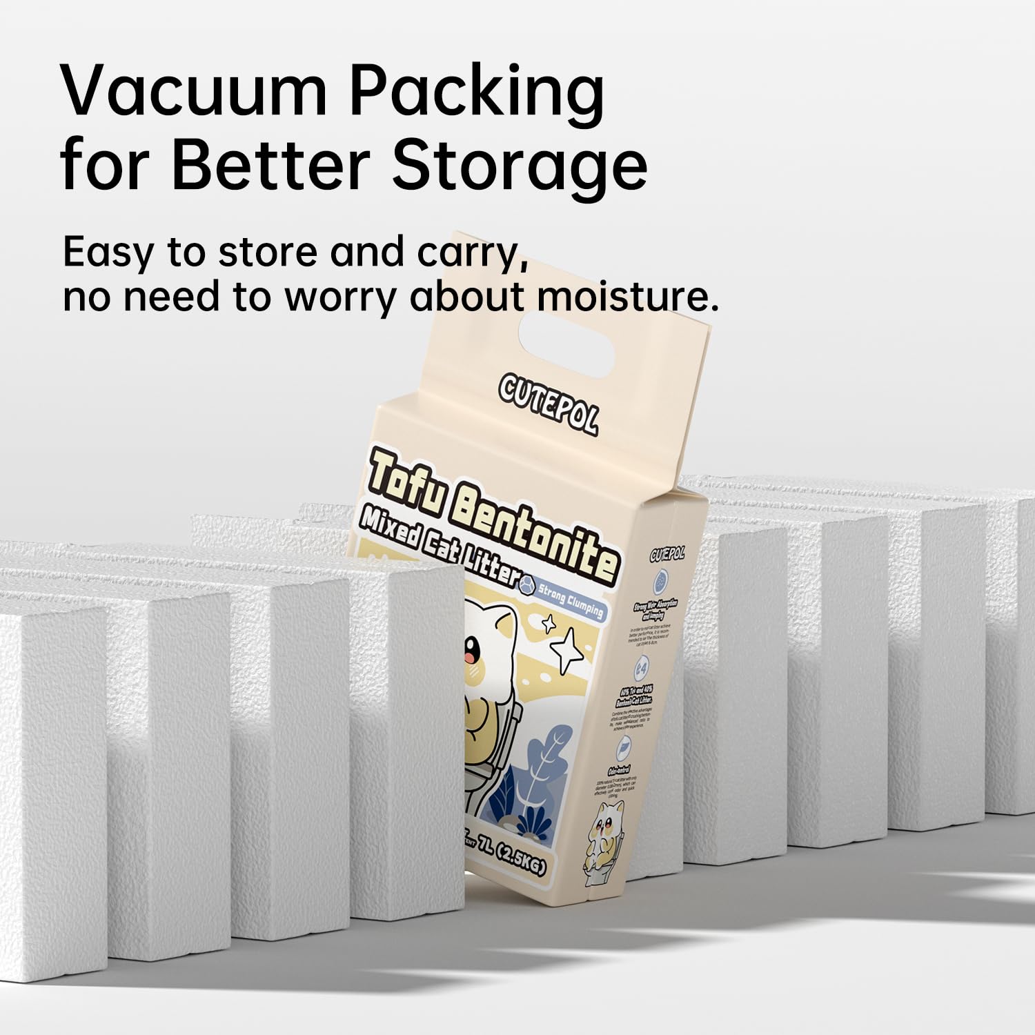 Cutepol packaging design highlights brand clarity and usage tips for shoppers.