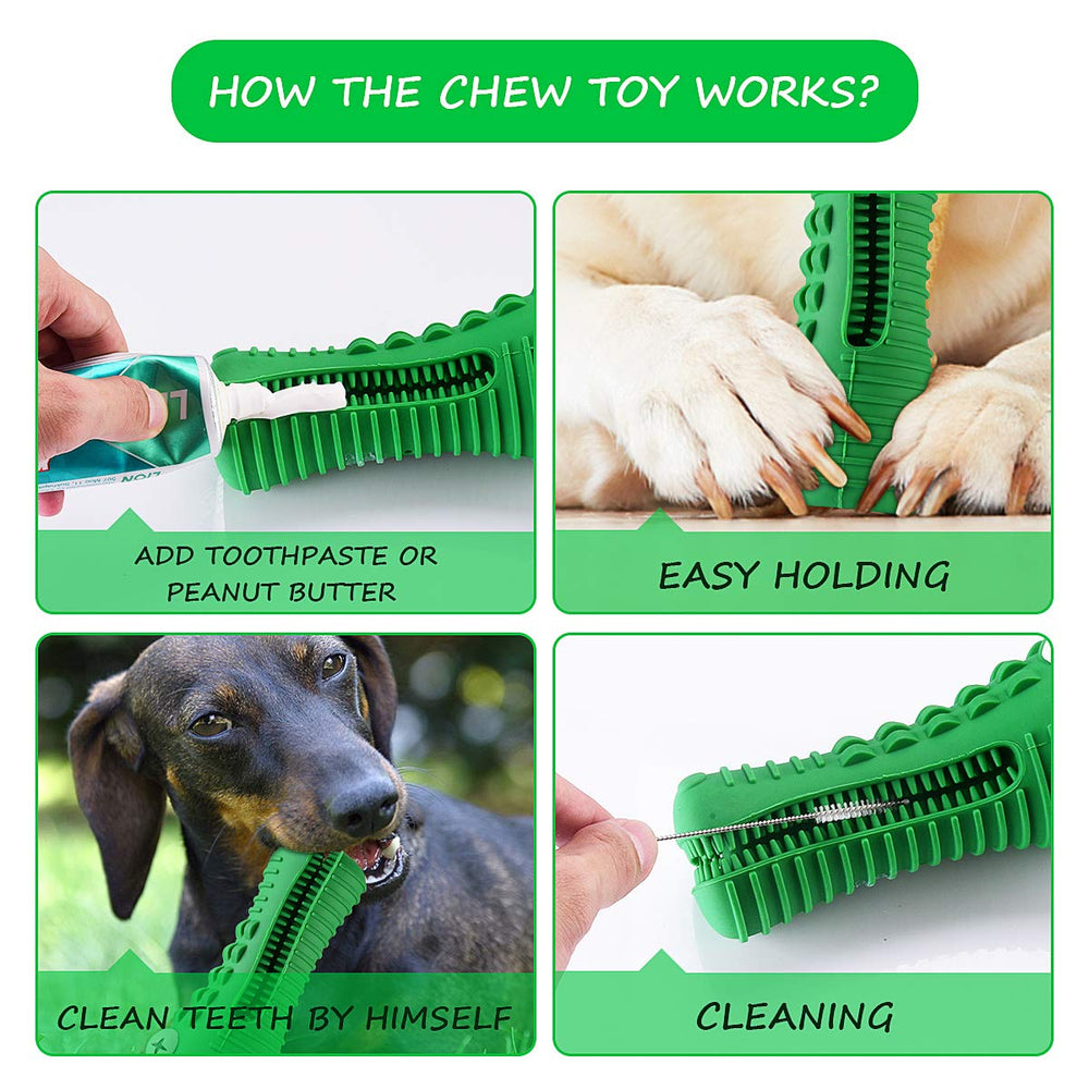 Cutiful Gator dog toy being chewed by a large dog