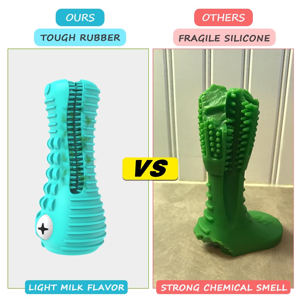 Cutiful Gator dog toy with ergonomic design improves grip during chewing.