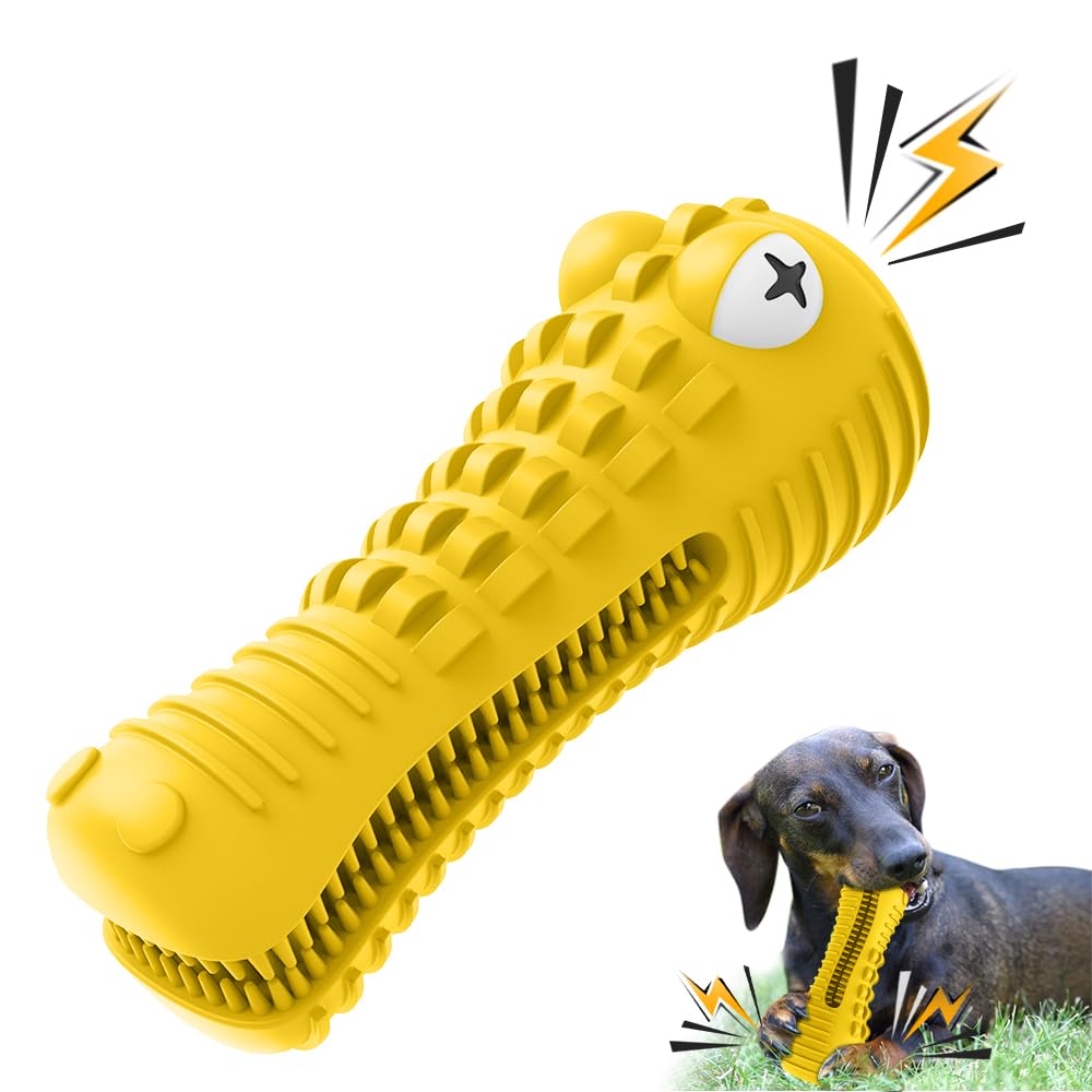 Cutiful Gator dog toy with indestructible design for aggressive chewers.