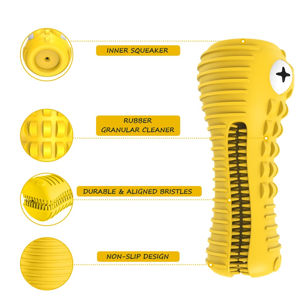 Cutiful Gator toy contains squeaker for added interactive fun.