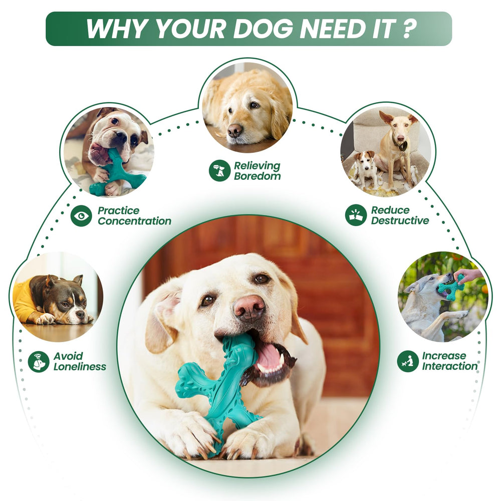 CVALIN long-lasting natural rubber close-up illustrates durability against strong chewers.