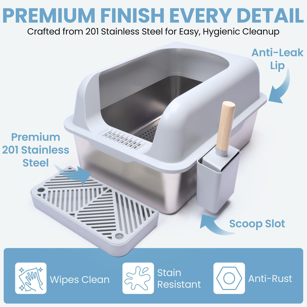CVG GOODS XL sifting tray in action for fast clean litter separation.