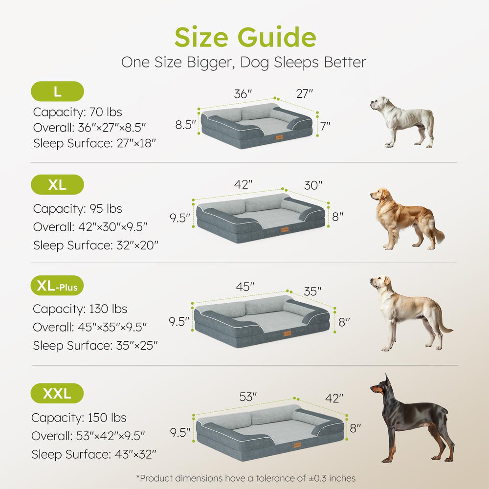 CWAWZ 45 inch size suits extra large breeds for roomy lounging