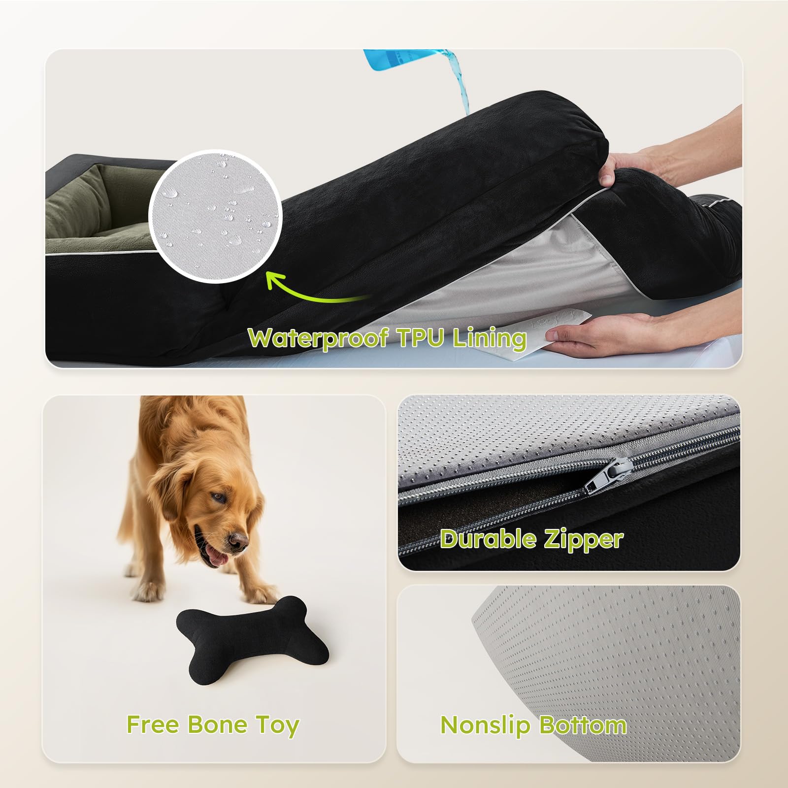CWAWZ bone toy included for enrichment and play.