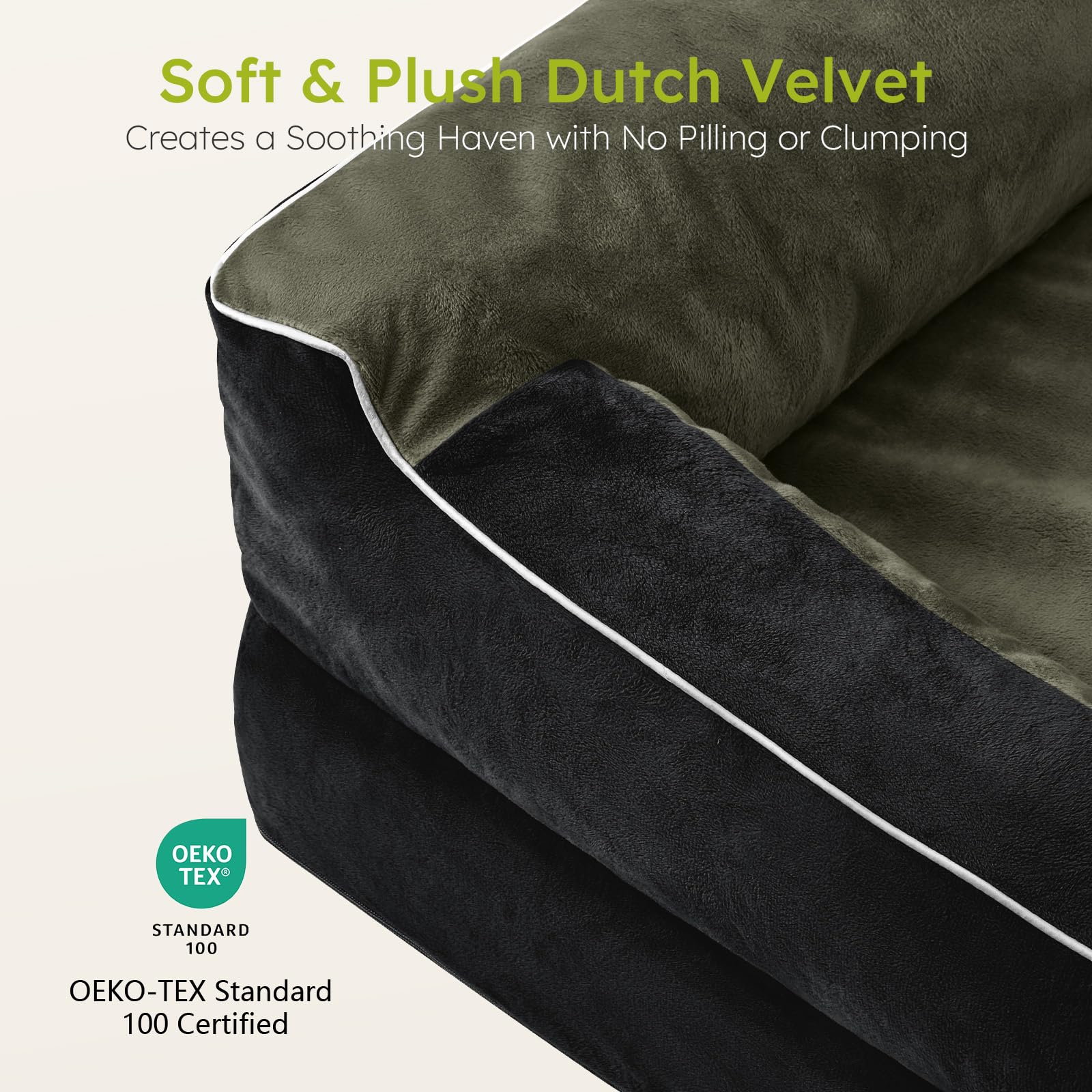 CWAWZ bed has a nonslip bottom for secure placement.