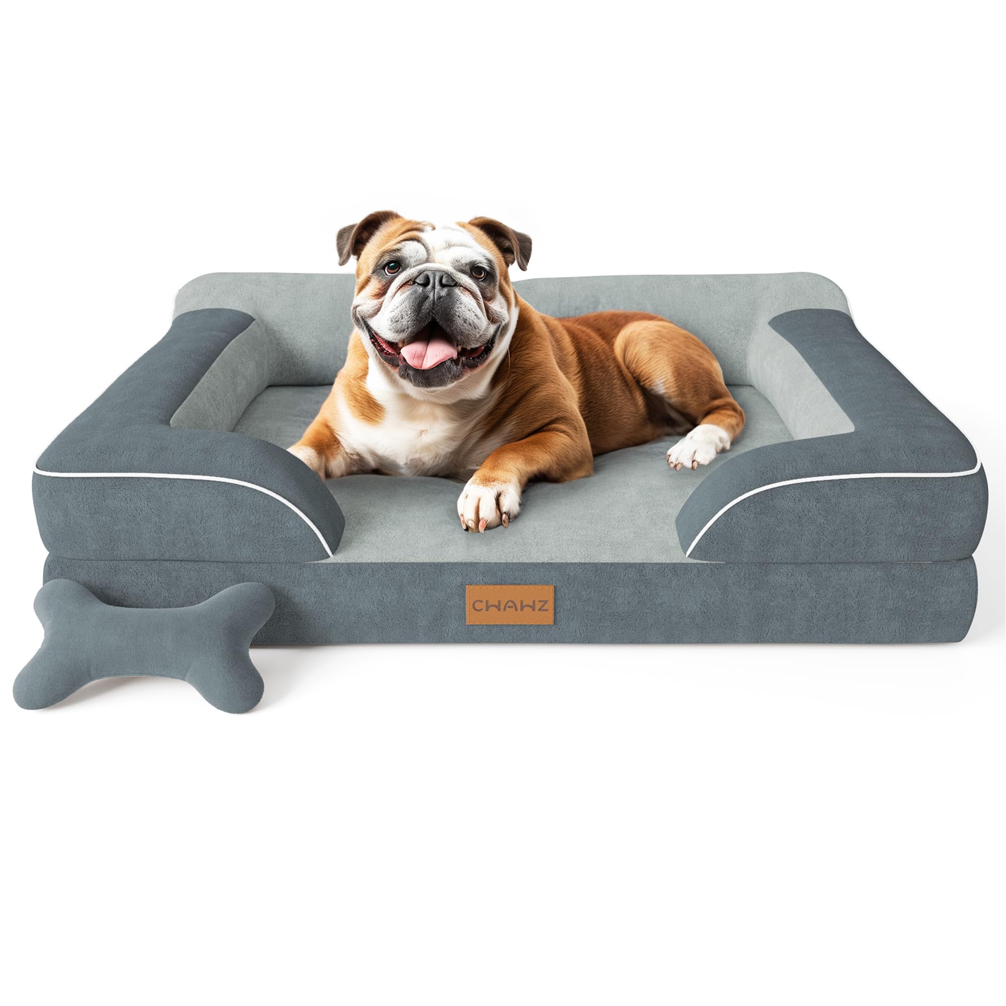 CWAWZ orthopedic foam bed provides robust support for large dogs during rest.