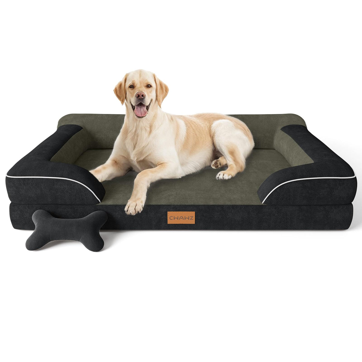 CWAWZ Jumbo Bed with orthopedic foam providing joint support for large dogs