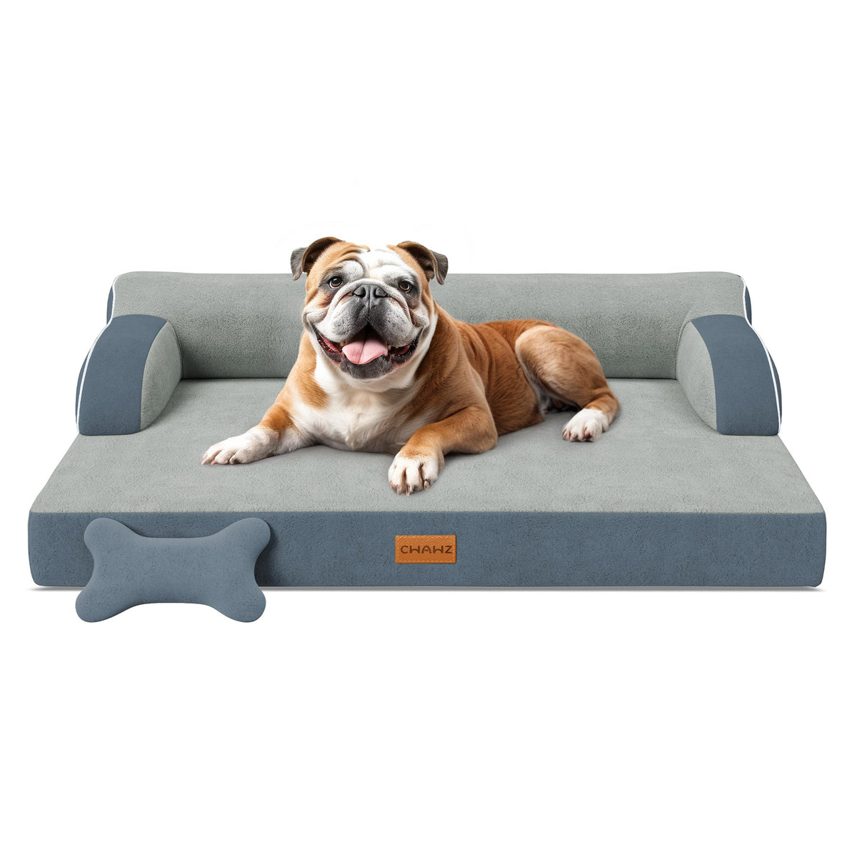 CWAWZ large orthopedic dog bed foam closeup showing supportive surface for joints.