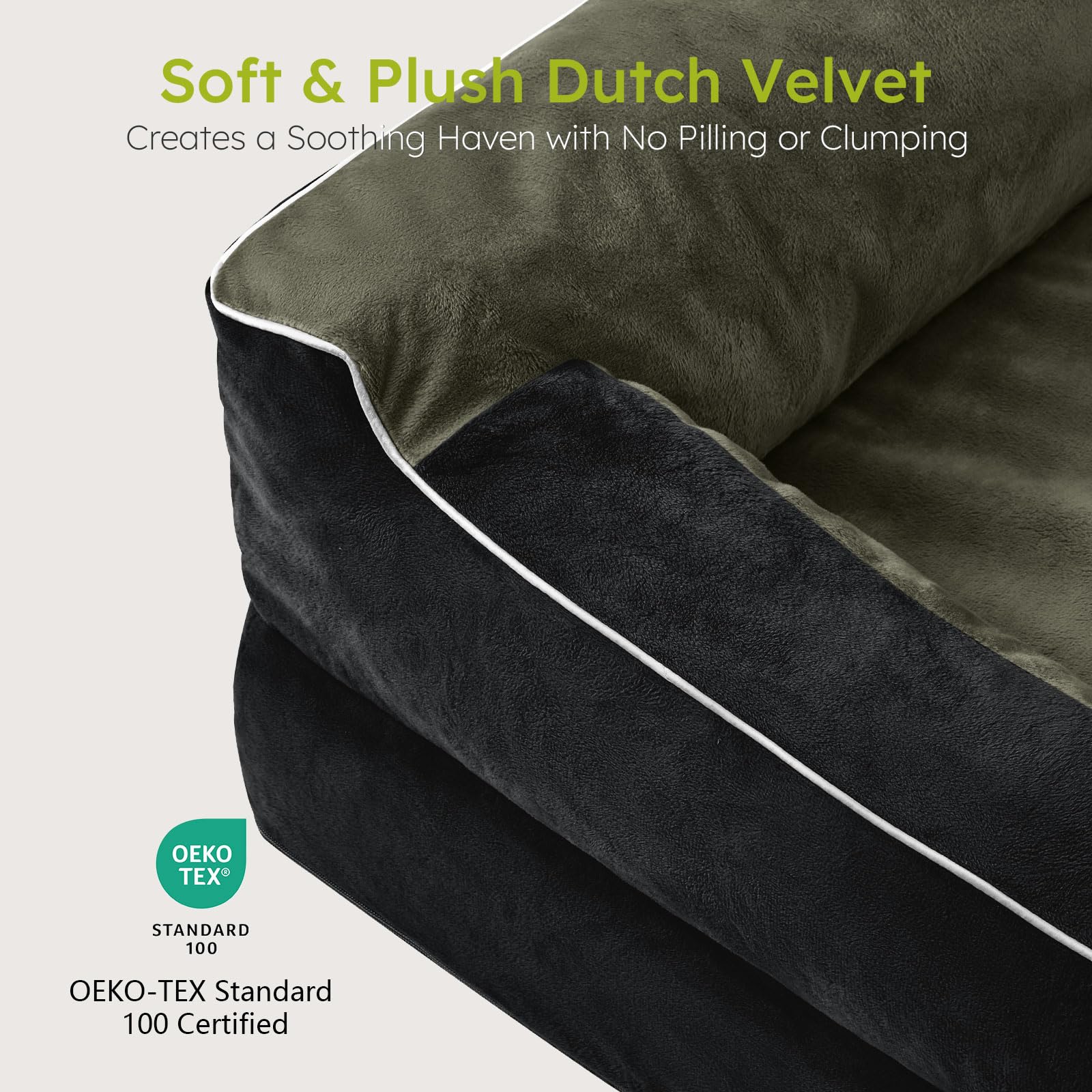 CWAWZ non-slip bottom keeps the bed secured on any floor.