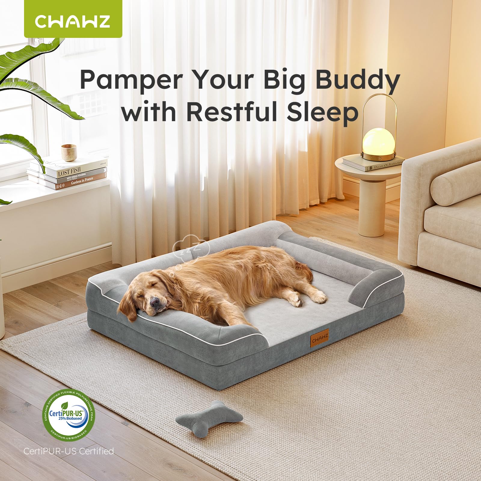 CWAWZ removable washable cover keeps bed clean with easy machine wash.
