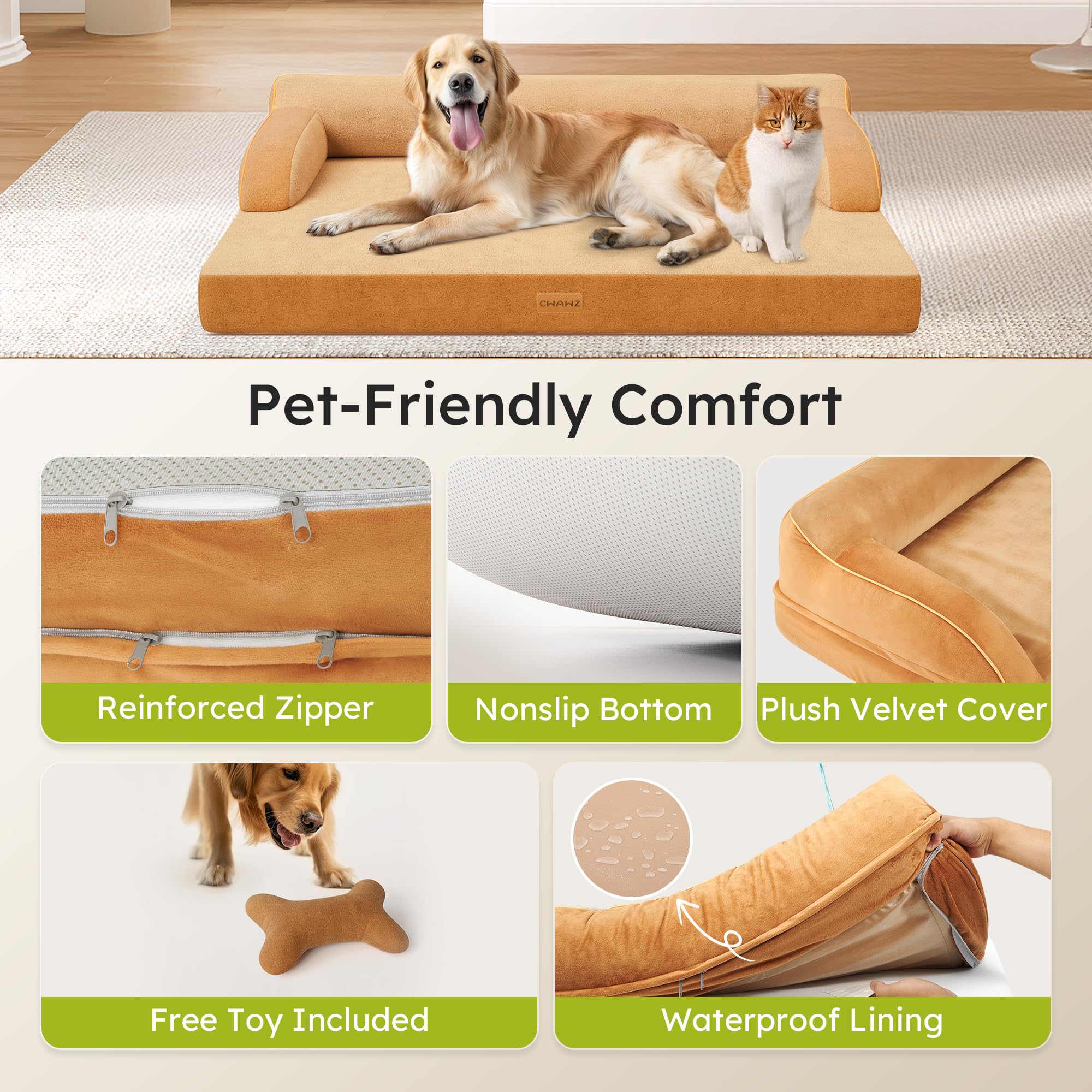 CWAWZ removable machine-washable cover makes cleaning quick.
