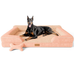 CWAWZ XXL dog bed with 53-inch space for extra-large dogs, promoting restful sleep.
