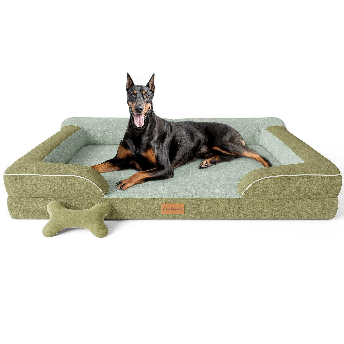 CWAWZ XXL dog bed with orthopedic foam providing joint support for large dogs