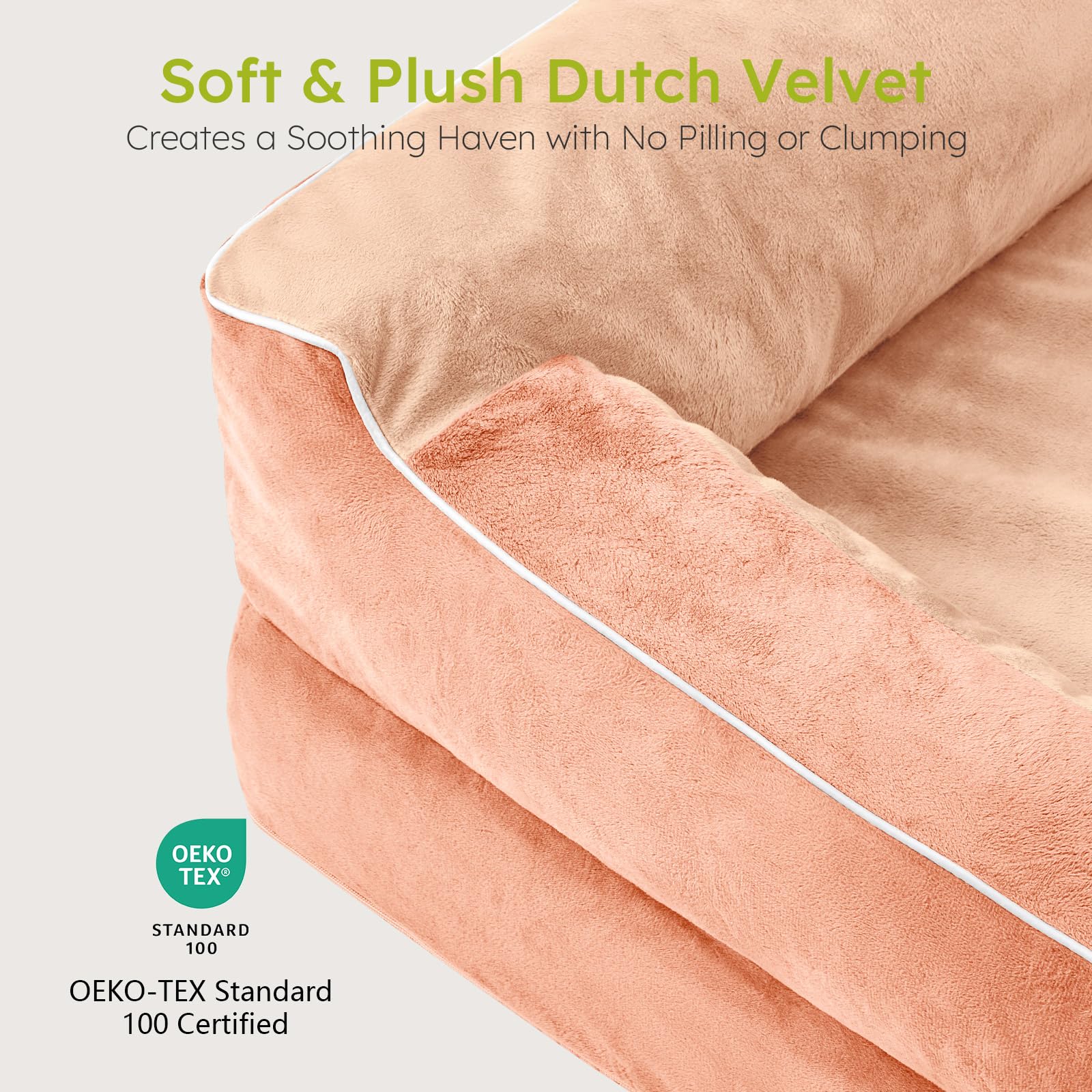 CWAWZ non-slip bottom keeps the bed steady on floors.