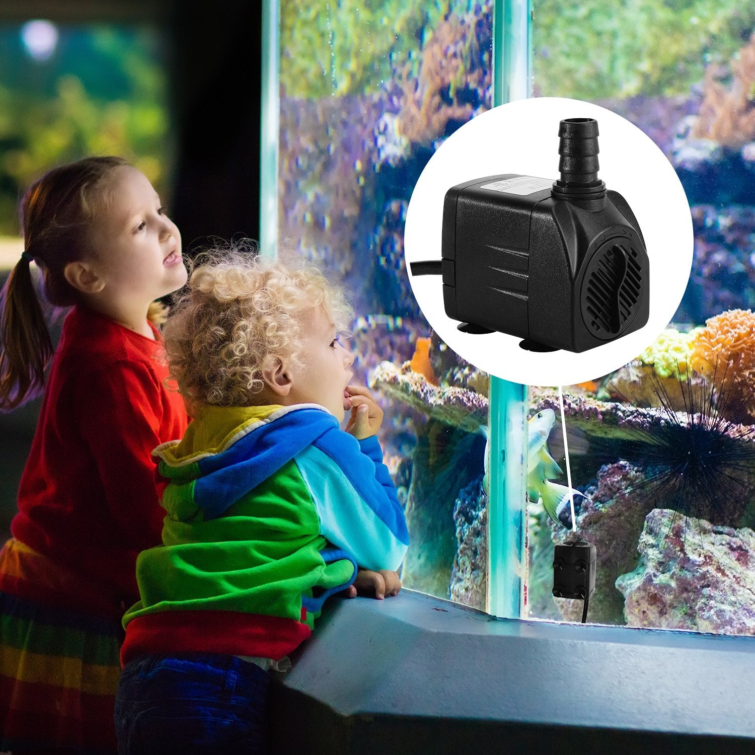 CWKJ compact 25W pump fits tight spaces with reliable circulation.
