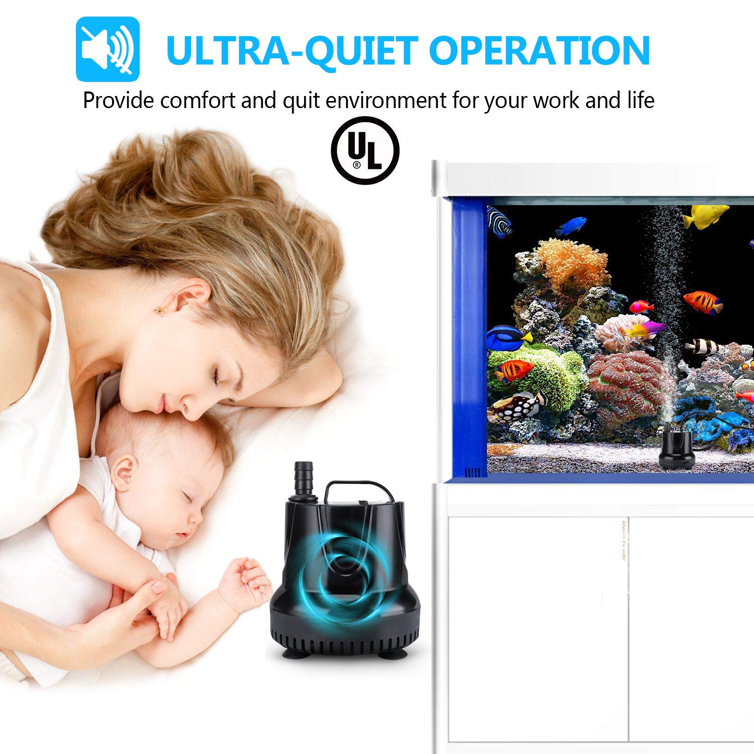 CWKJTOP bottom suction cups stabilize pump during operation