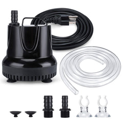 CWKJTOP fountain pump front view showing compact design for discreet placement