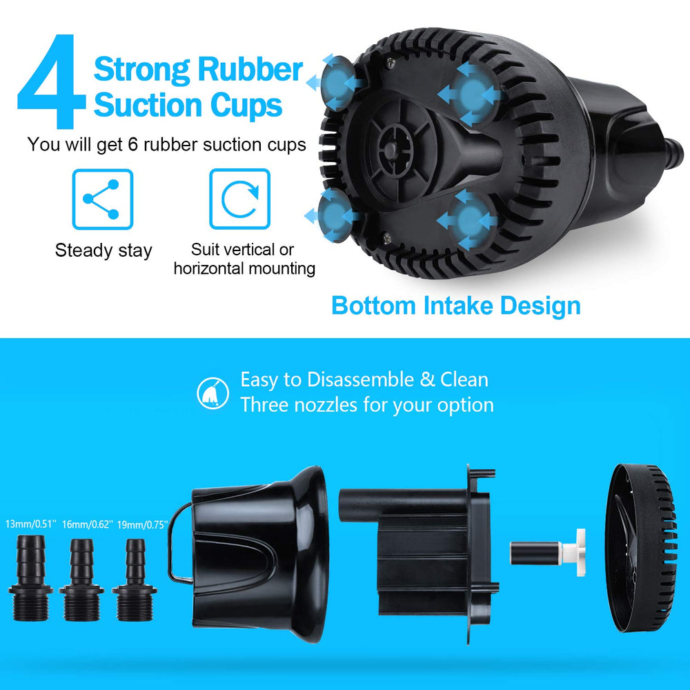 CWKJTOP pump nozzle set with three sizes for customizable spray patterns