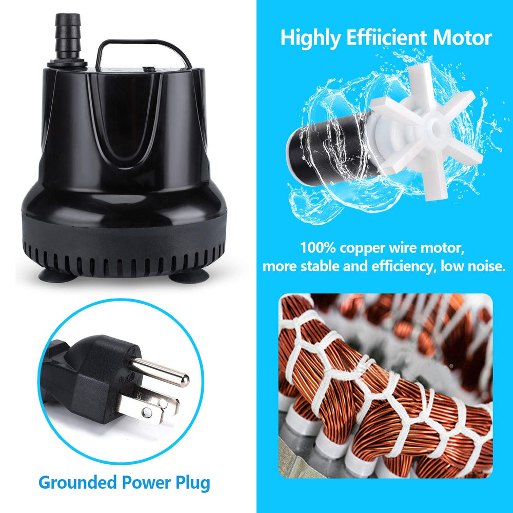 CWKJTOP tubing and hose setup connected to pump for easy installation